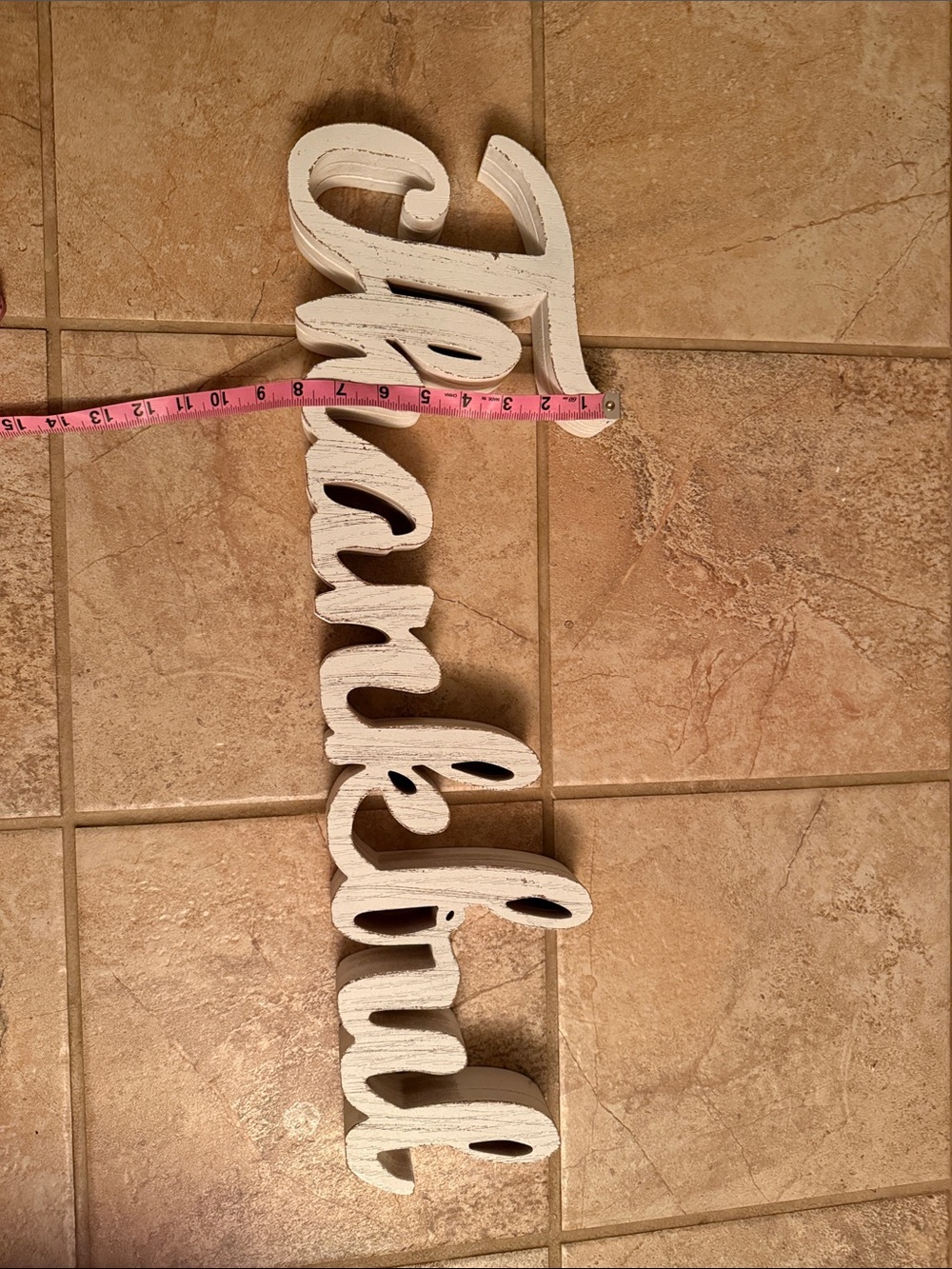 Thankful sign - Picture 3 of 3